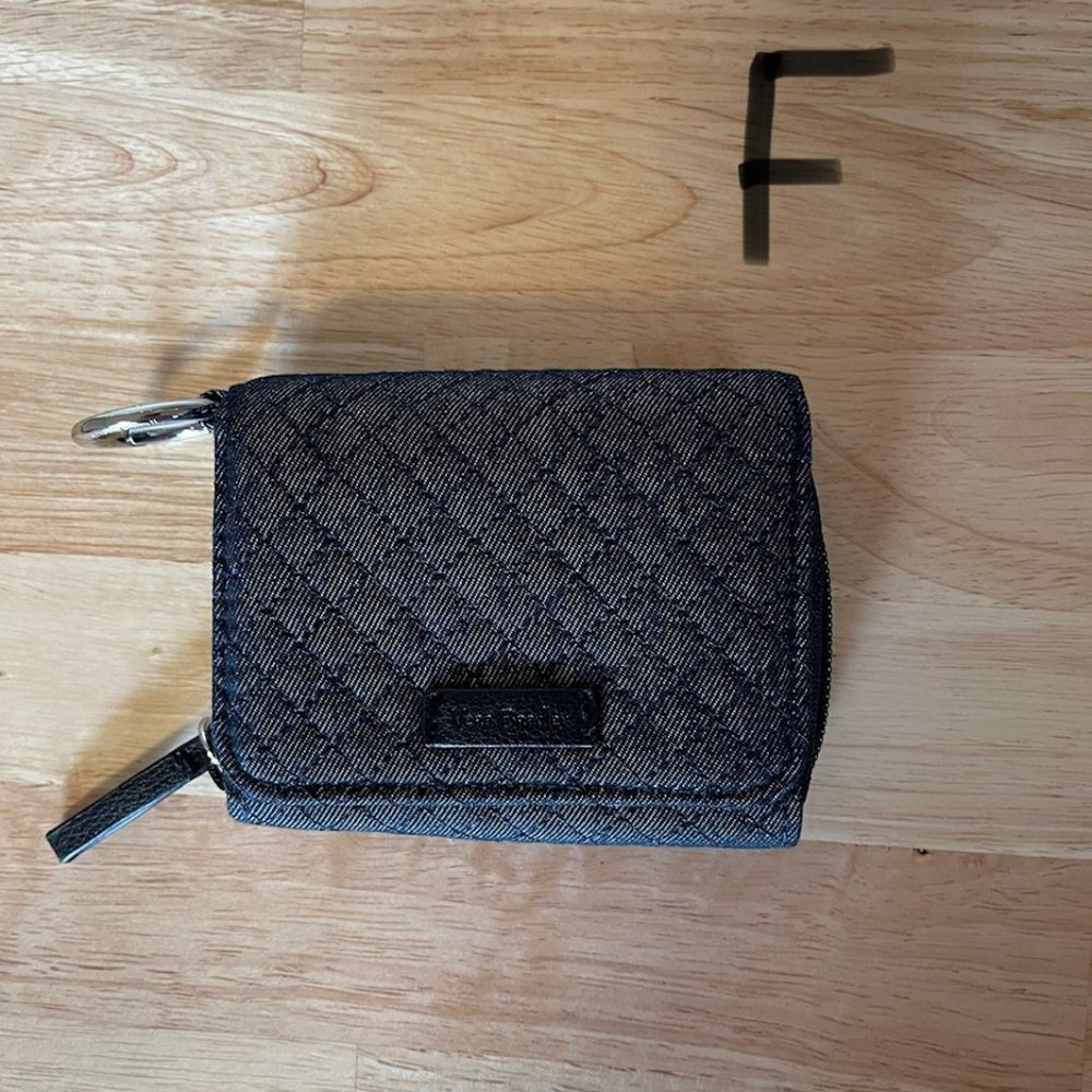 Iconic RFID Card Case in Denim Navy